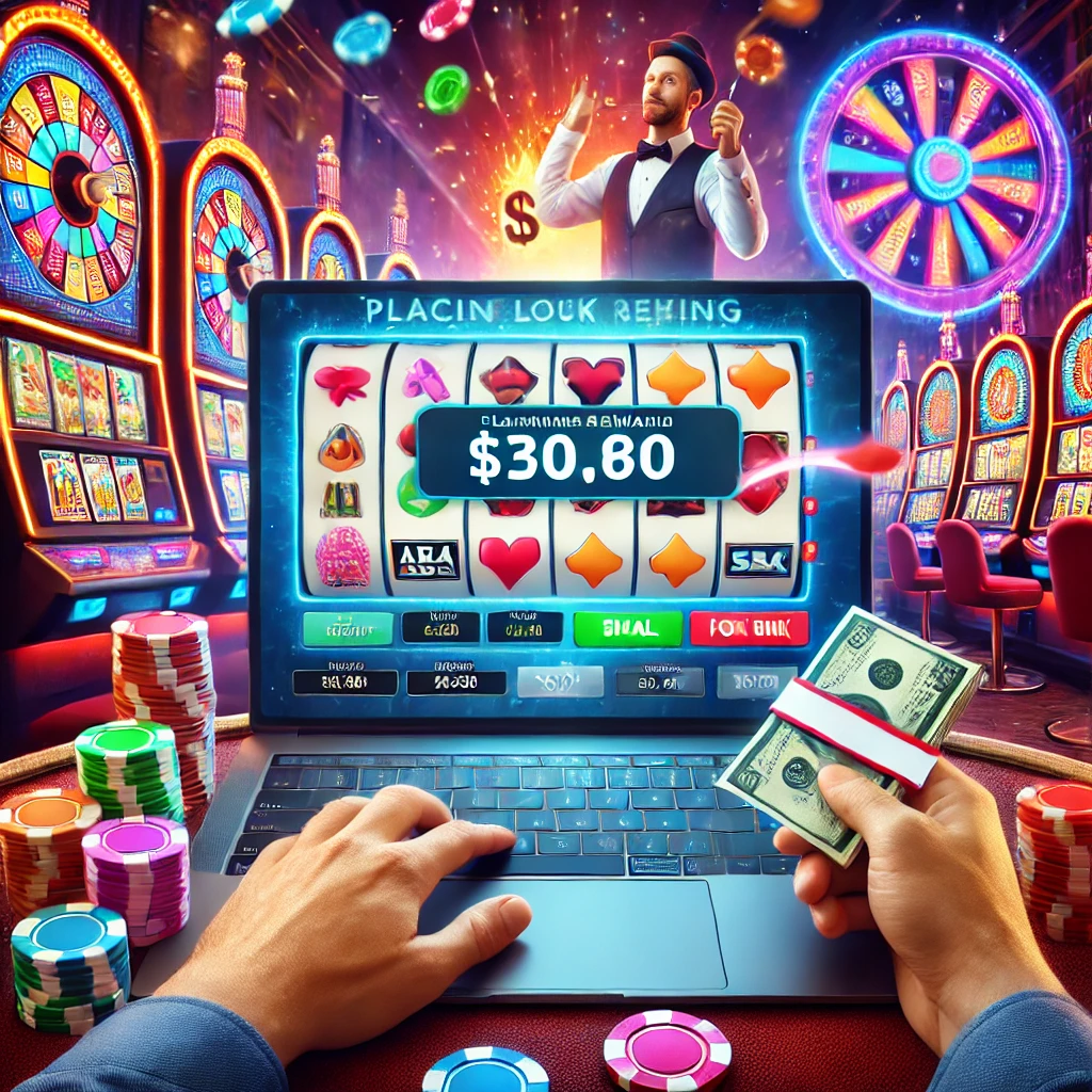 Online casino slot oyunları.